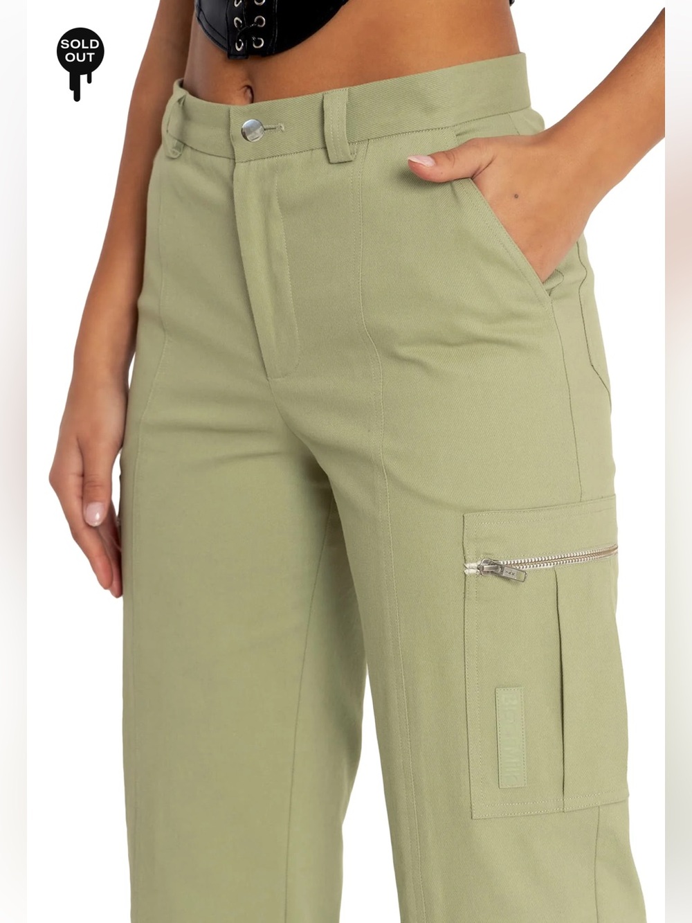 Blackmilk Sage Wide-Leg Cargo Pants - Picture 3 of 13